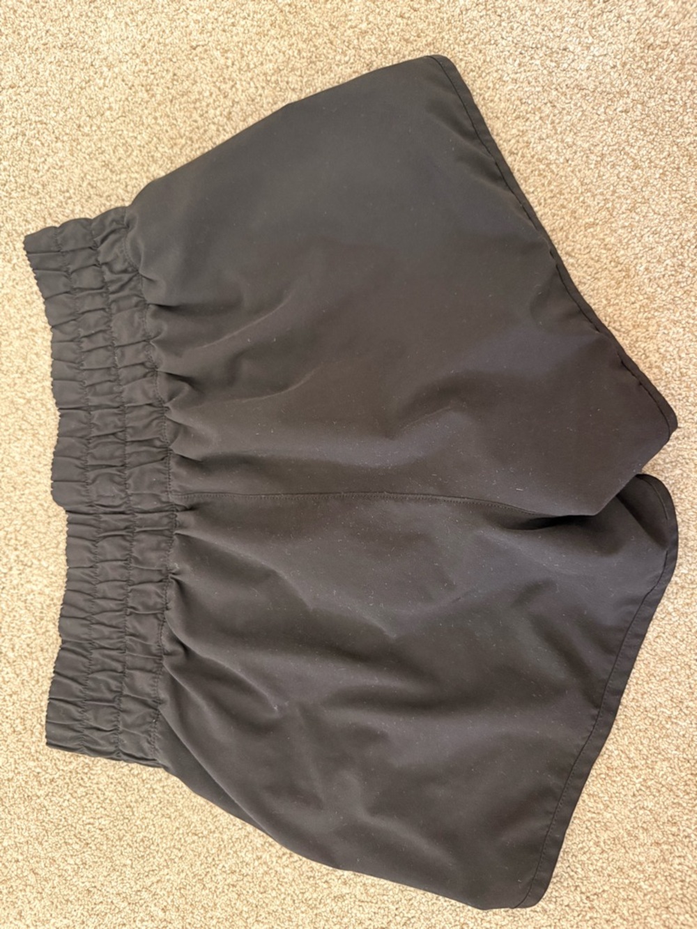 Athleta Girl Sz 14 black sorts lined